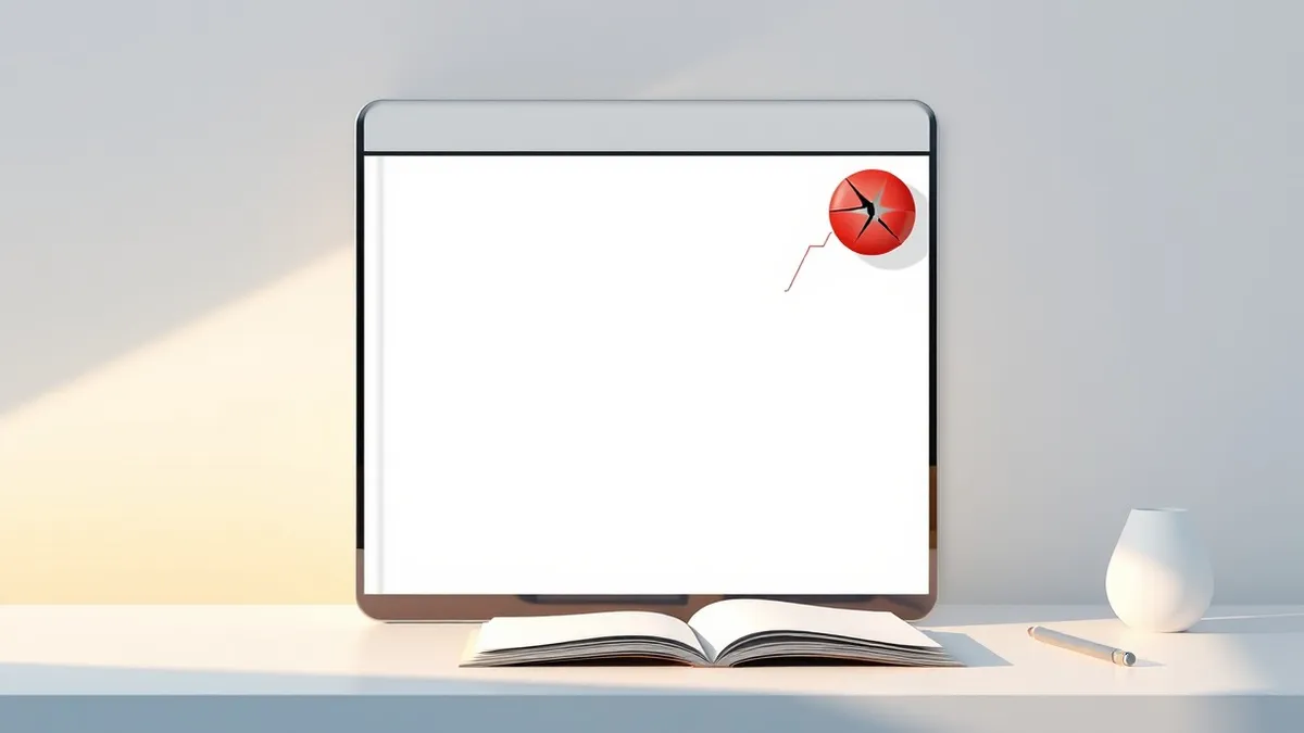 Illustration: A chrome window on a clean desk displays a row of colorful extension icons along the top right corner.